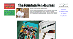 Desktop Screenshot of fountainpenjournal.com