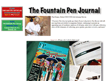 Tablet Screenshot of fountainpenjournal.com